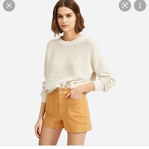 Everlane Patch shorts size 8 apricot